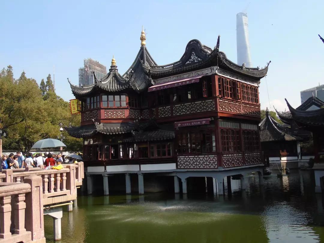 茶馆百态 | 观雕梁绣柱,渡九曲碧波——上海湖心亭