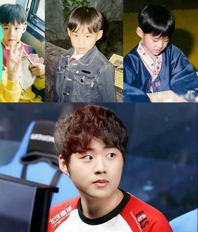 英雄联盟职业选手童年照,pdd小时候长这样,李哥从小帅到大_bang