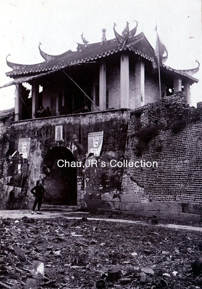 清末民初,广州绵延的城墙矗立的城门,最早建于西汉