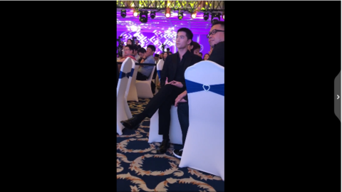 杨洋现身耀客传媒志同道合新项目发布会a力爆表变身霸道总裁