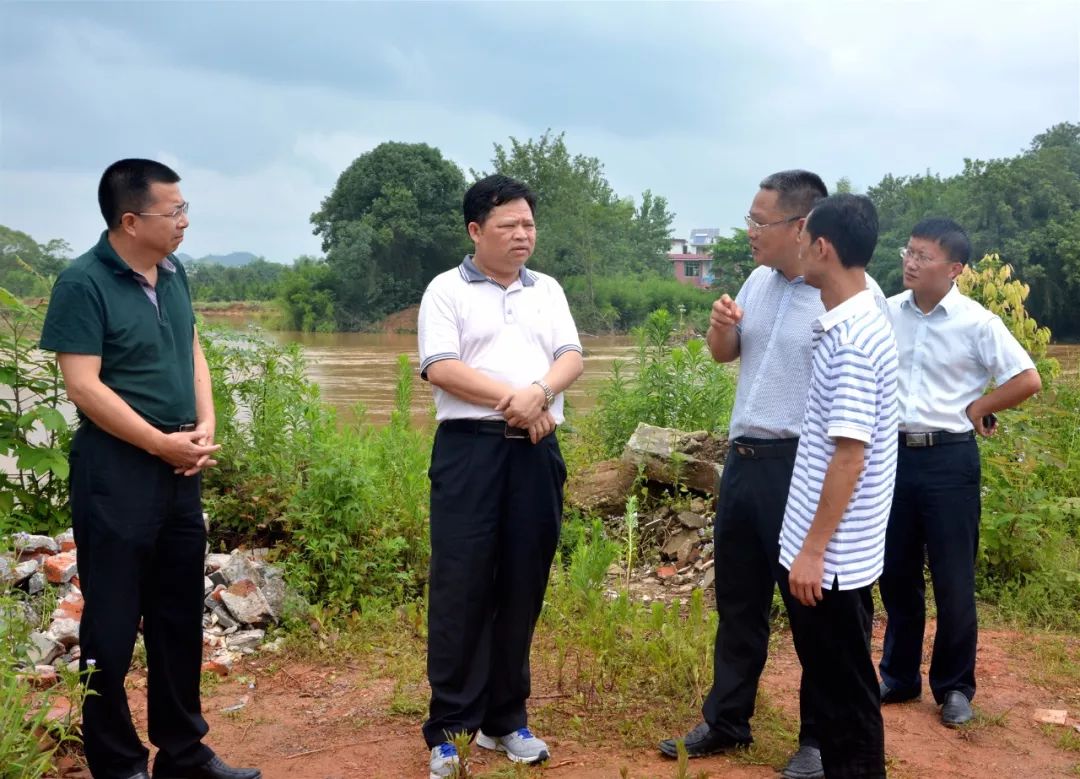 赵多仙到信丰检查指导防汛救灾工作