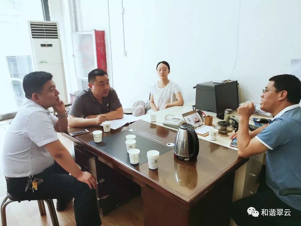 洛龙区委宣传部副部长到翠云办进行文化传承创新体系项目调研