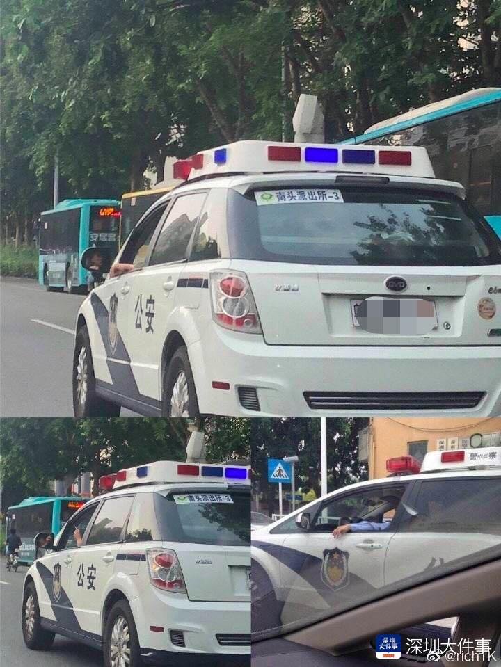 深圳交警警车图片