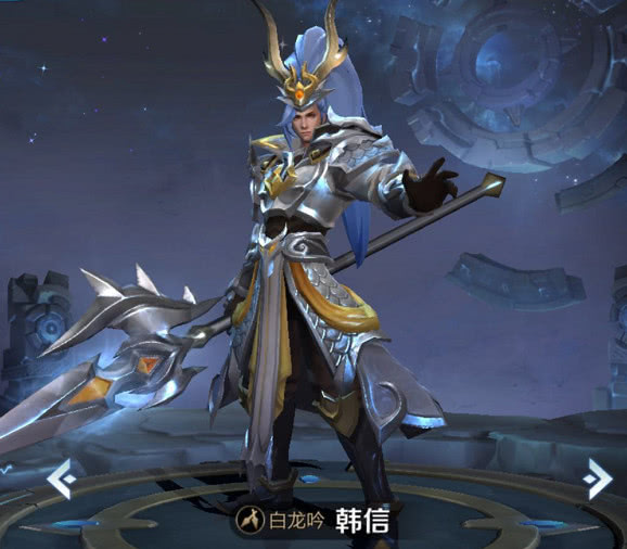 韩信白龙吟皮肤优化模型曝光,看到大长腿后,网友:韩信氪金了!