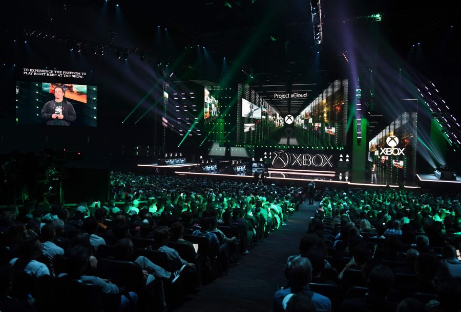 微软XboxE3电子娱乐展展前发布会在洛杉矶举行