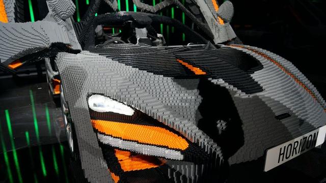 极限竞速地平线4等比例乐高版迈凯伦塞纳跑车