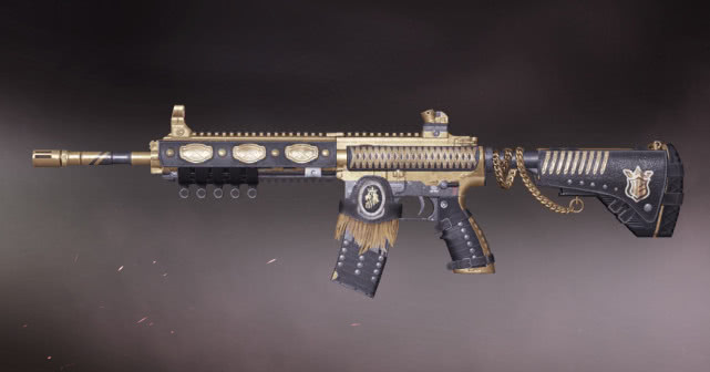 和平精英:m416的6款皮肤,小学生喜欢龙骨,战神只喜欢它