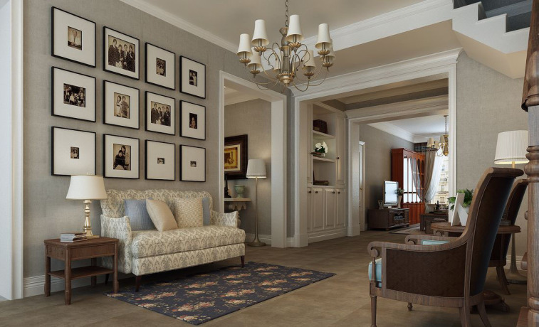 小美式风格装修搭配什么挂画比较好呢?