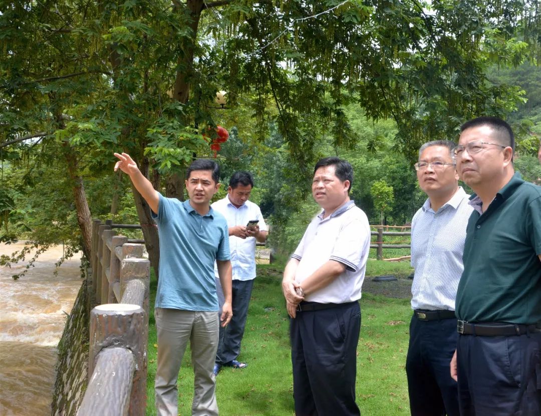 赵多仙到信丰检查指导防汛救灾工作