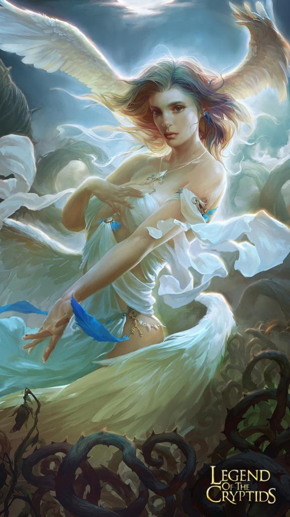 游戏原画飞翼天使带翅膀的角色原画且看且珍惜第2期