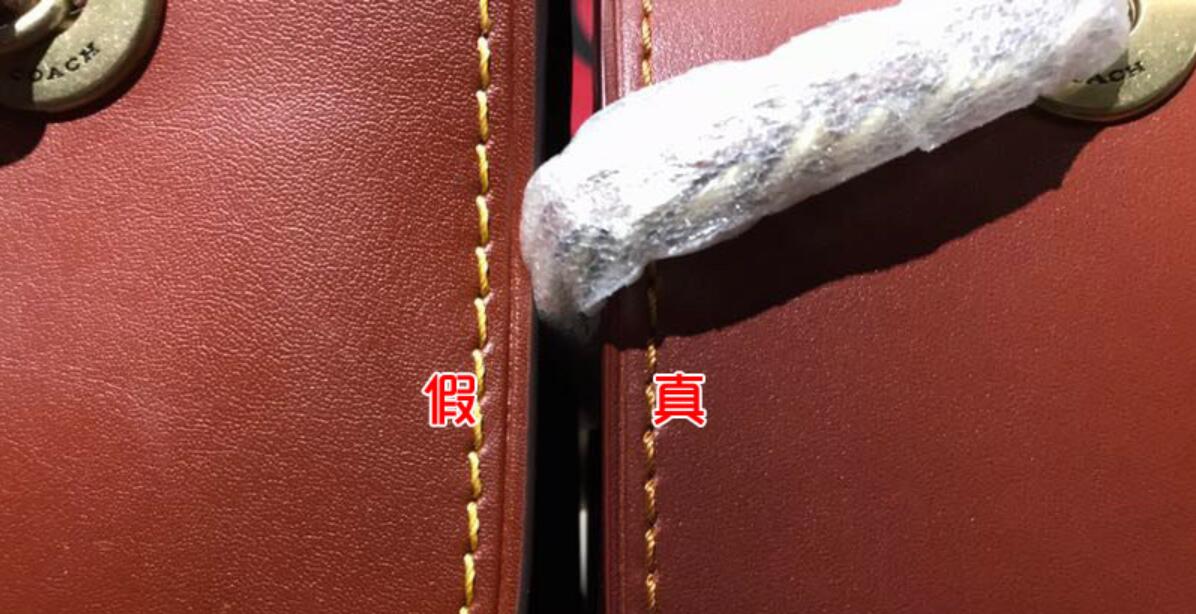 coach蔻驰山茶花包的真假对比辨别方法