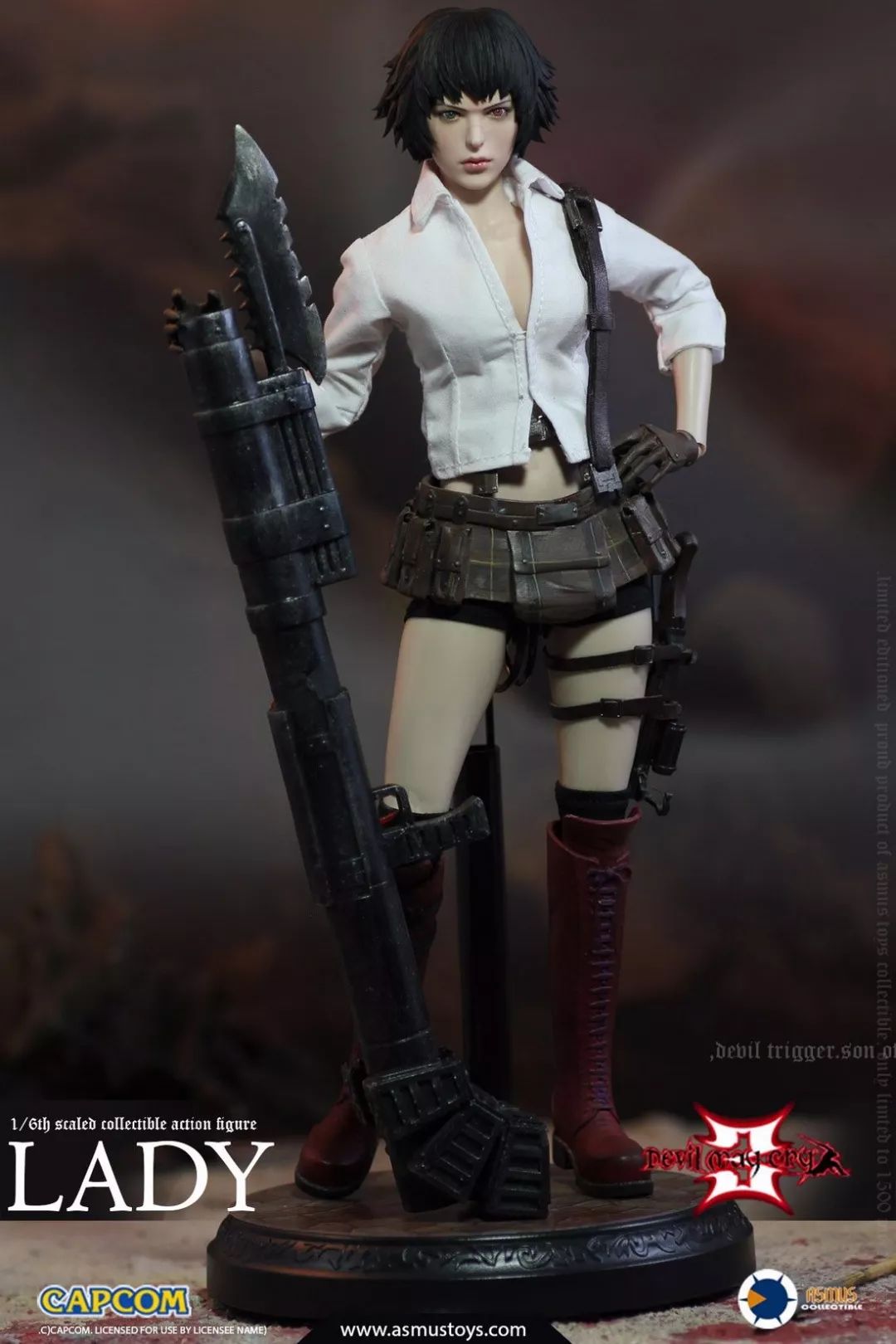 新品预告 asmus toys 1/6 《devil may cry3/dmc3/鬼泣3》- lady/蕾蒂