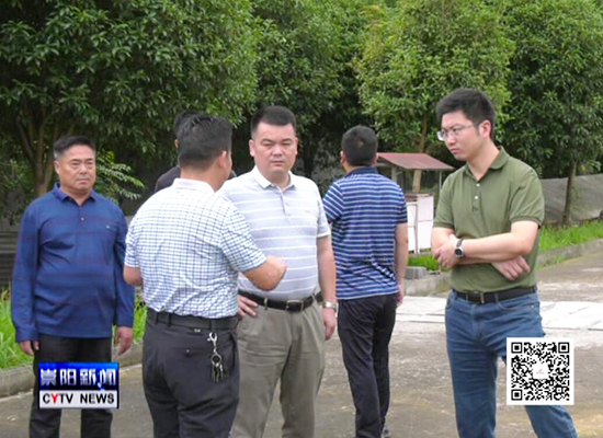 蔡耀斌,汪新虎检查端午期间安全生产工作