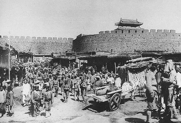 盖州古城百年来难得一见的照片值得珍藏