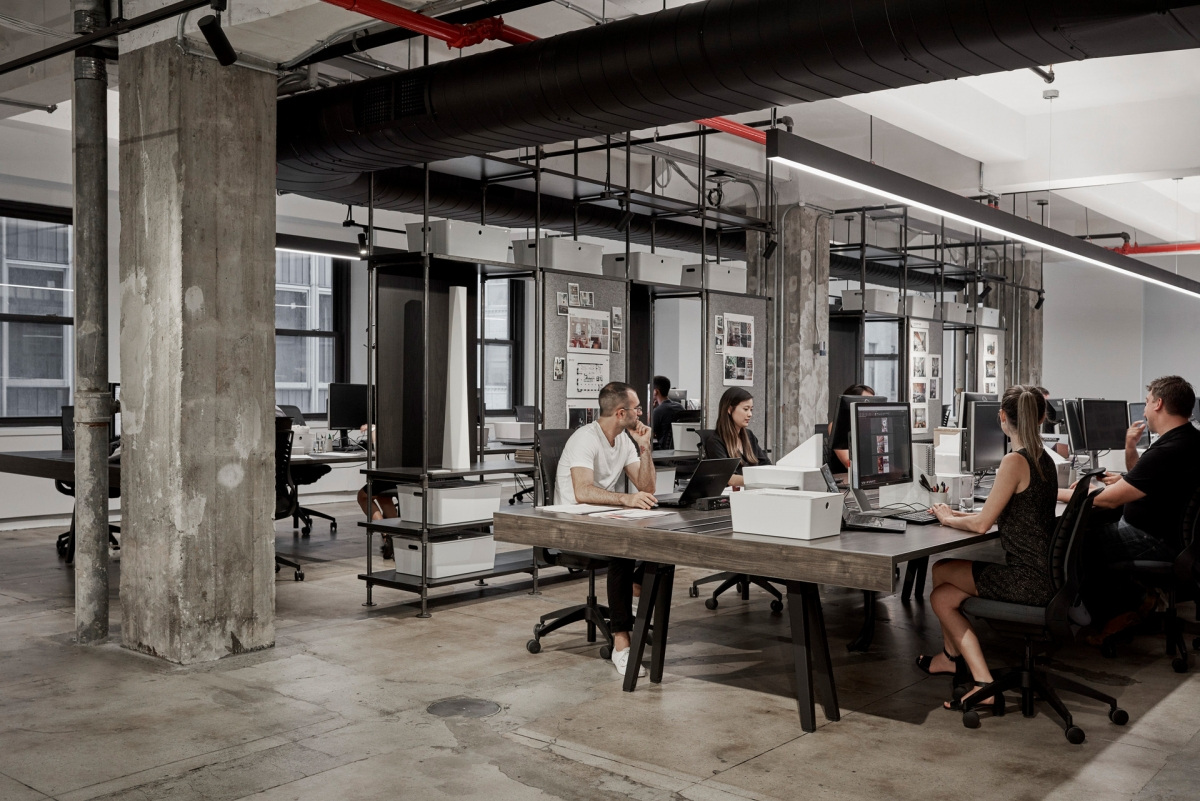 工业风办公空间设计有质感的办公室留住工作的热情