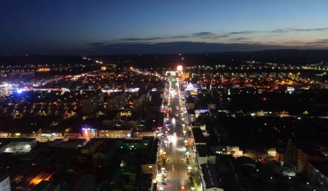 沽源航拍夜景震撼发布水城夜景如此璀璨炫目