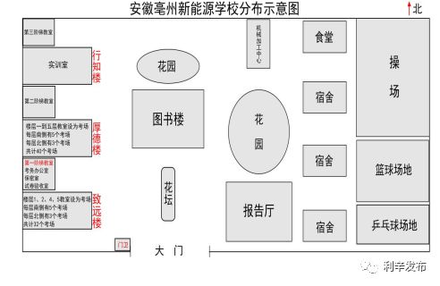 利辛二中平面图图片