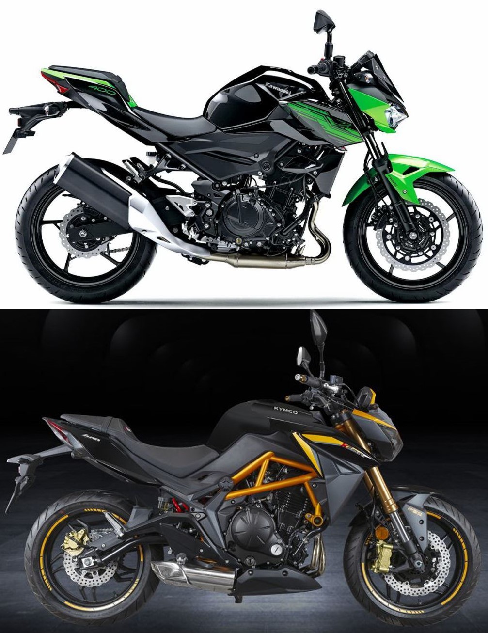 异姓兄弟不同命川崎z400vs光阳krider400