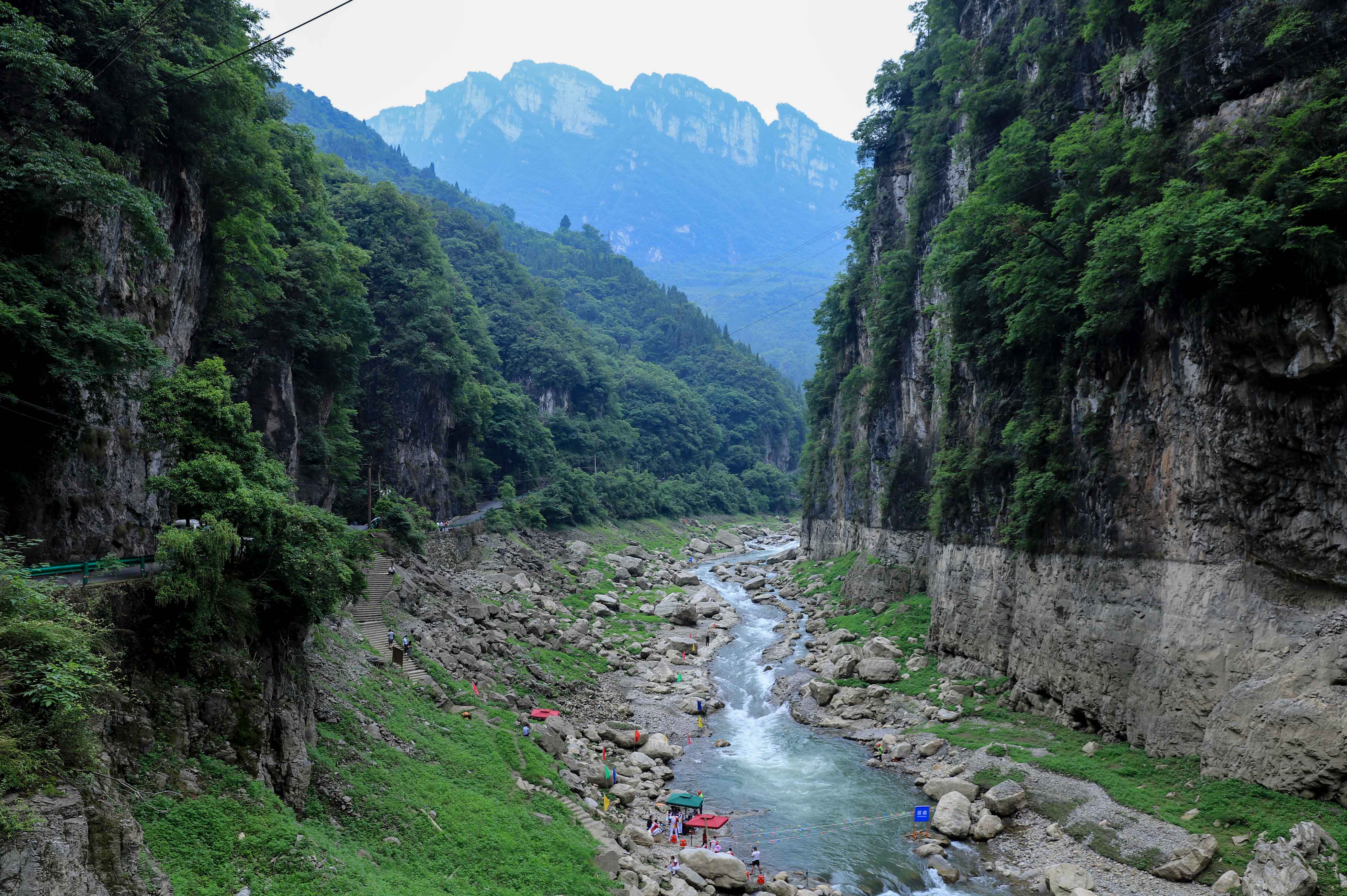 秭归宜昌五龙风景区图片