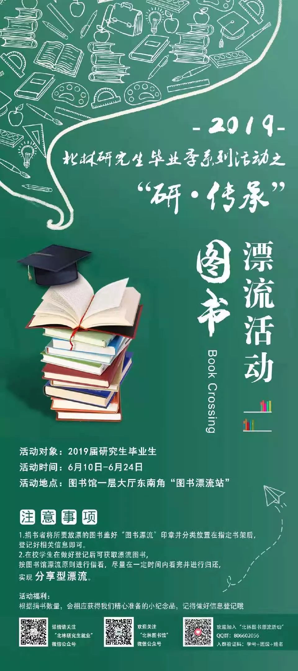 大学图书漂流活动图片