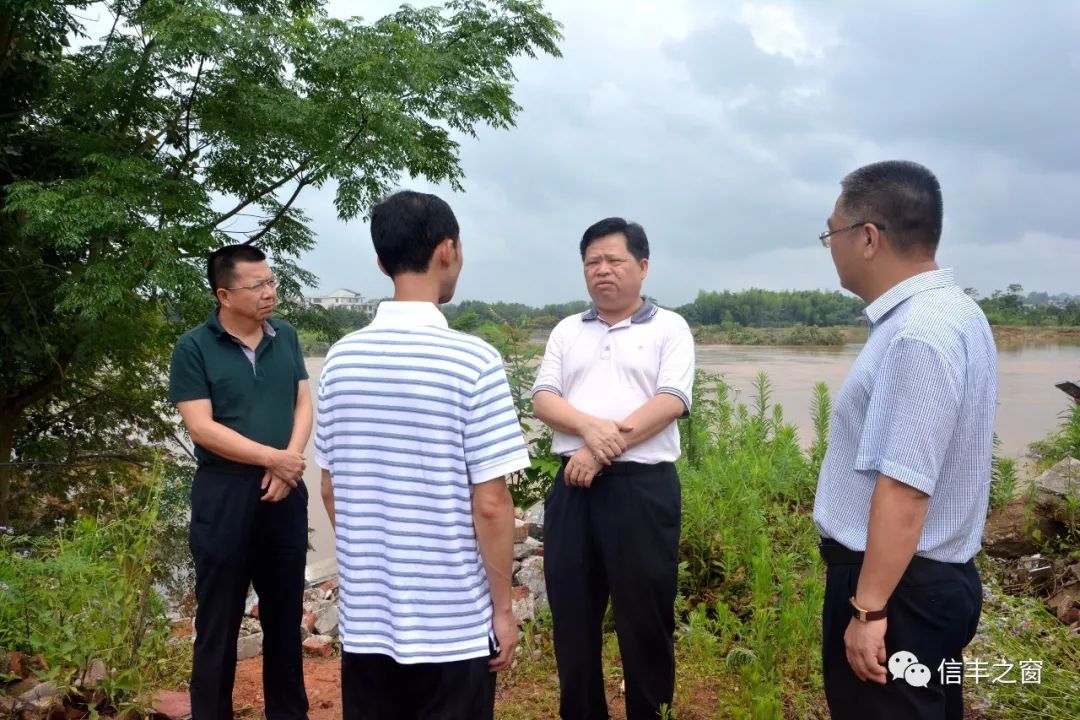 赵多仙到信丰检查指导防汛救灾工作时他指出