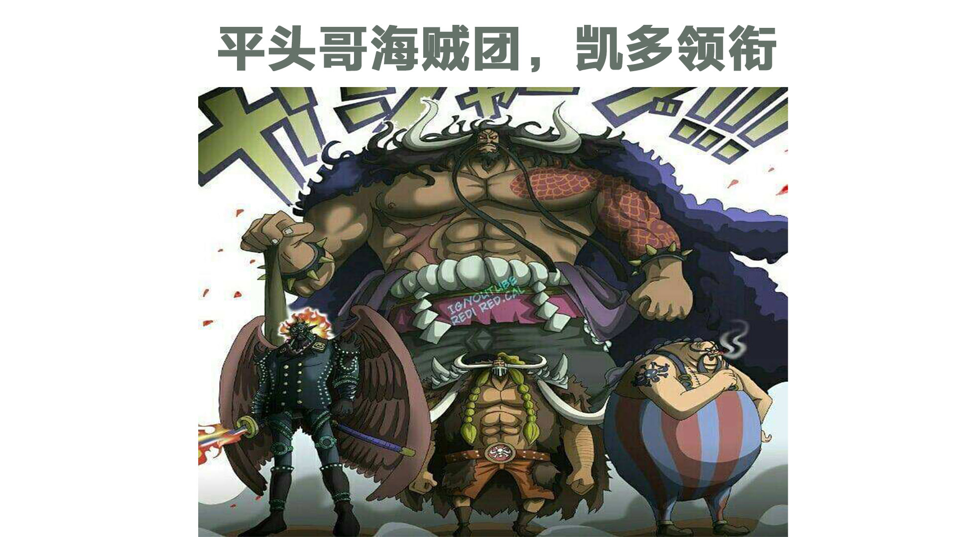 原创海贼王:四皇用什么方式征服世界?大妈靠结婚,凯多靠动物园