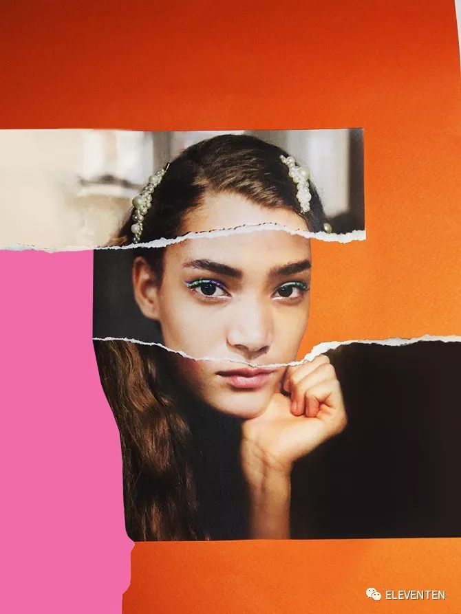 土耳其拼贴艺术家mericcanatan她的拼贴得到vogue等时尚杂志的密切