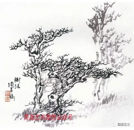 山水画树学会这些就算入门了