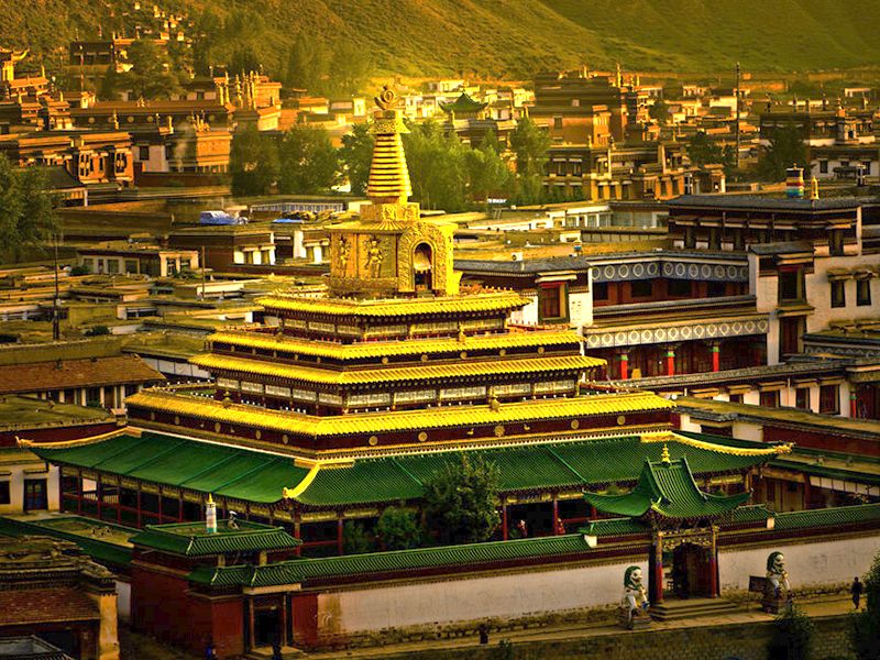 甘南亲子营兰州拉卜楞寺桑科草原郎木寺扎尕那和政古动物化石博物馆