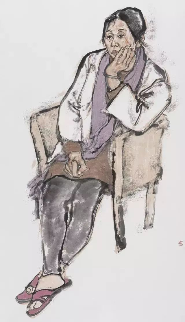 笔下有才情王晓辉新水墨人物画85幅