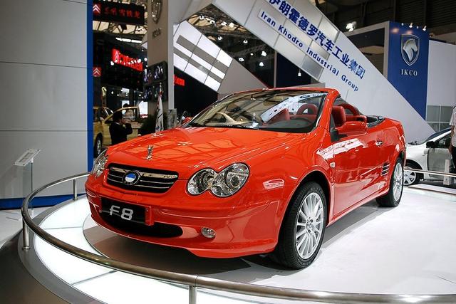 比如花冠脸飞度屁股的f3车型,后来又历时4年打造出了一款敞篷跑车f8