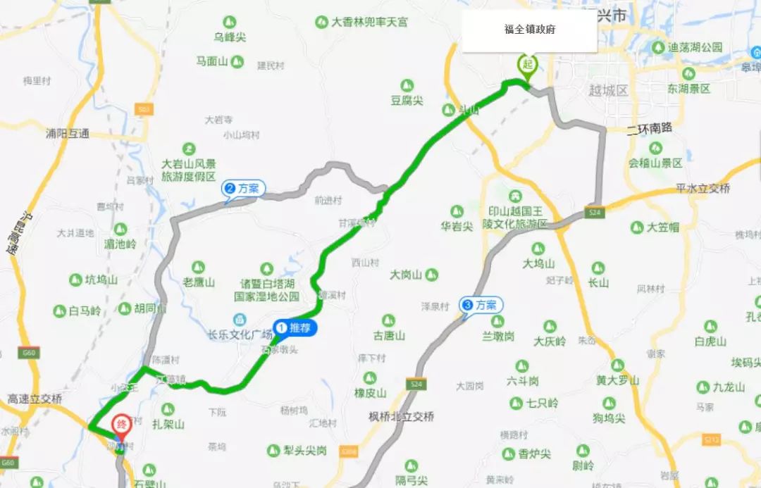 《线位方案论证报告》显示,柯桥至诸暨高速公路项目拟定起自柯桥区