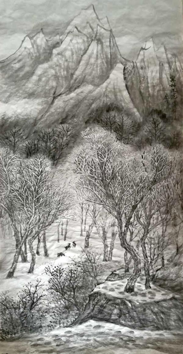 情系黑土笔耕田园著名画家杨殿生作品欣赏