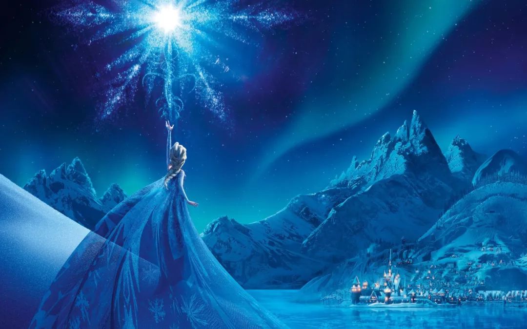 风景如画的阿伦黛尔王国,生活着两位可爱美丽的小公主,艾莎和