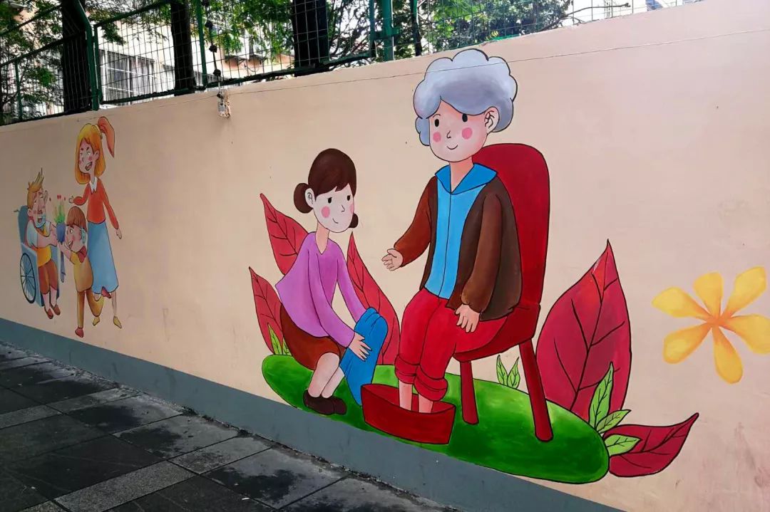 聚焦多彩墙绘扮靓都市路墙缝里钻出美丽街景