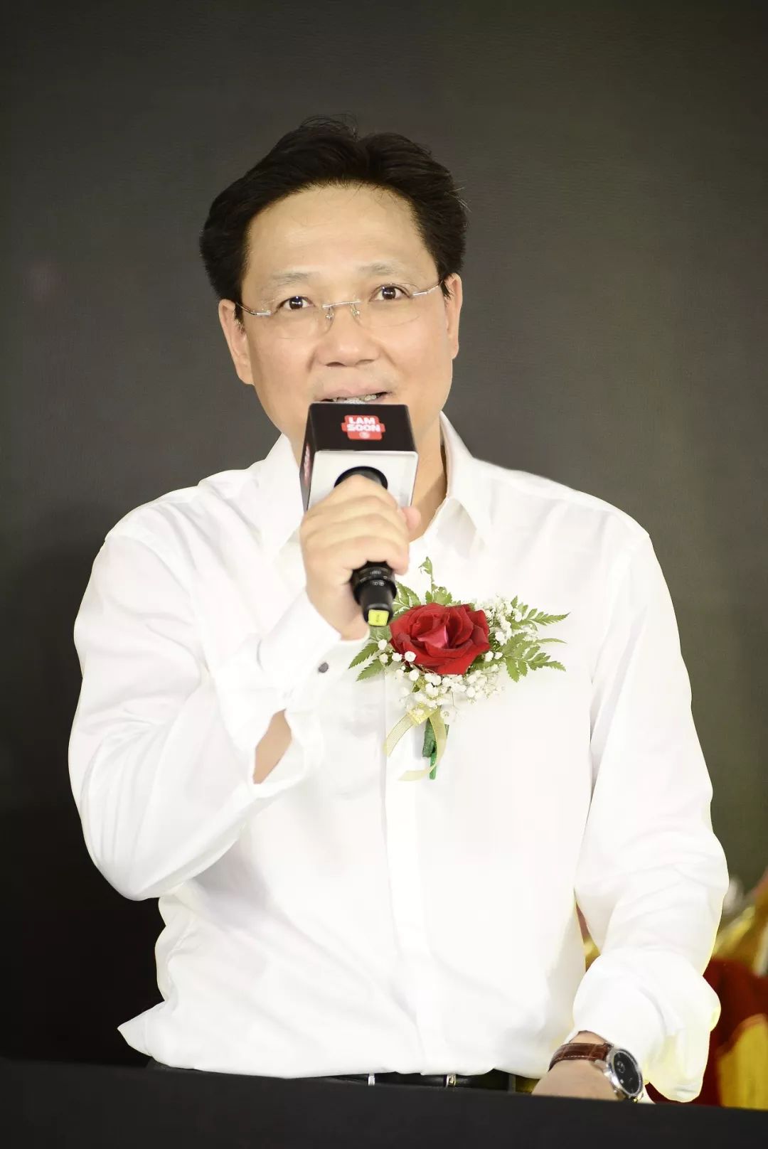 宜兴市新庄街道党工委书记李长青先生讲话剪彩嘉宾依次发言,祝贺新