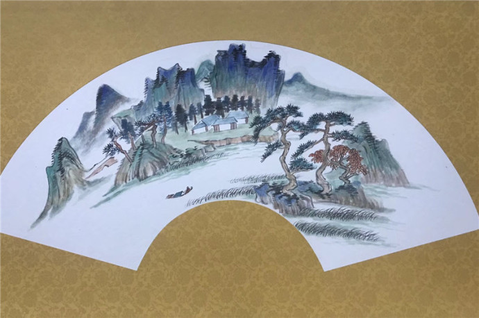 掬天地正气化成人文孔燕绘画作品小议