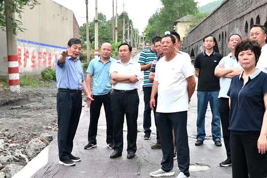 王迎波安保亮带队调研路域环境治理及棚改项目规划工作
