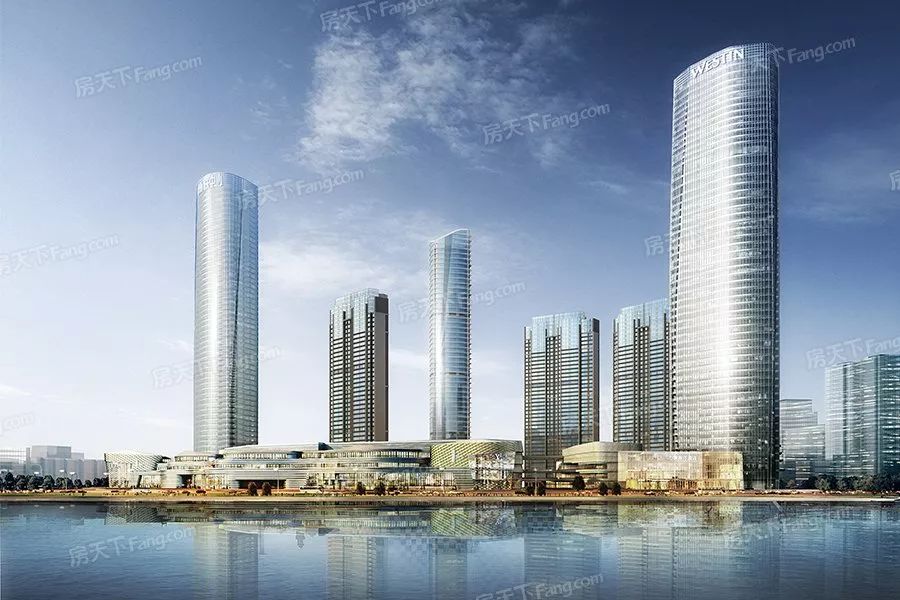 甲级写字楼,一线滨江大宅,公园式商业 ,国际白金五星级酒店,赣商文化