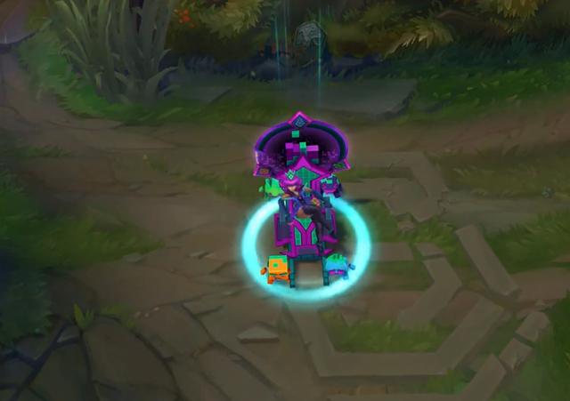 lol新电玩皮肤系列公开配色一言难尽电玩女警被削弱夹子太明显