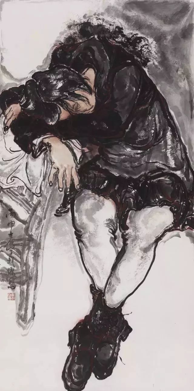 笔下有才情王晓辉新水墨人物画85幅