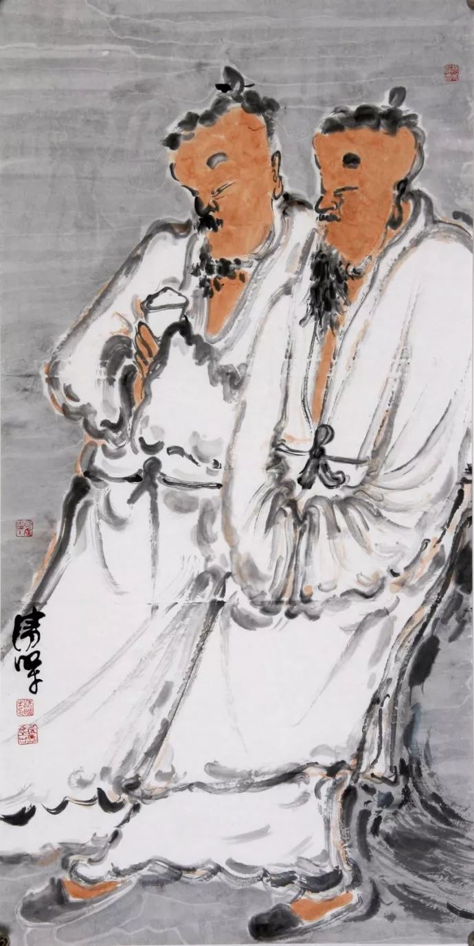 笔下有才情王晓辉新水墨人物画85幅