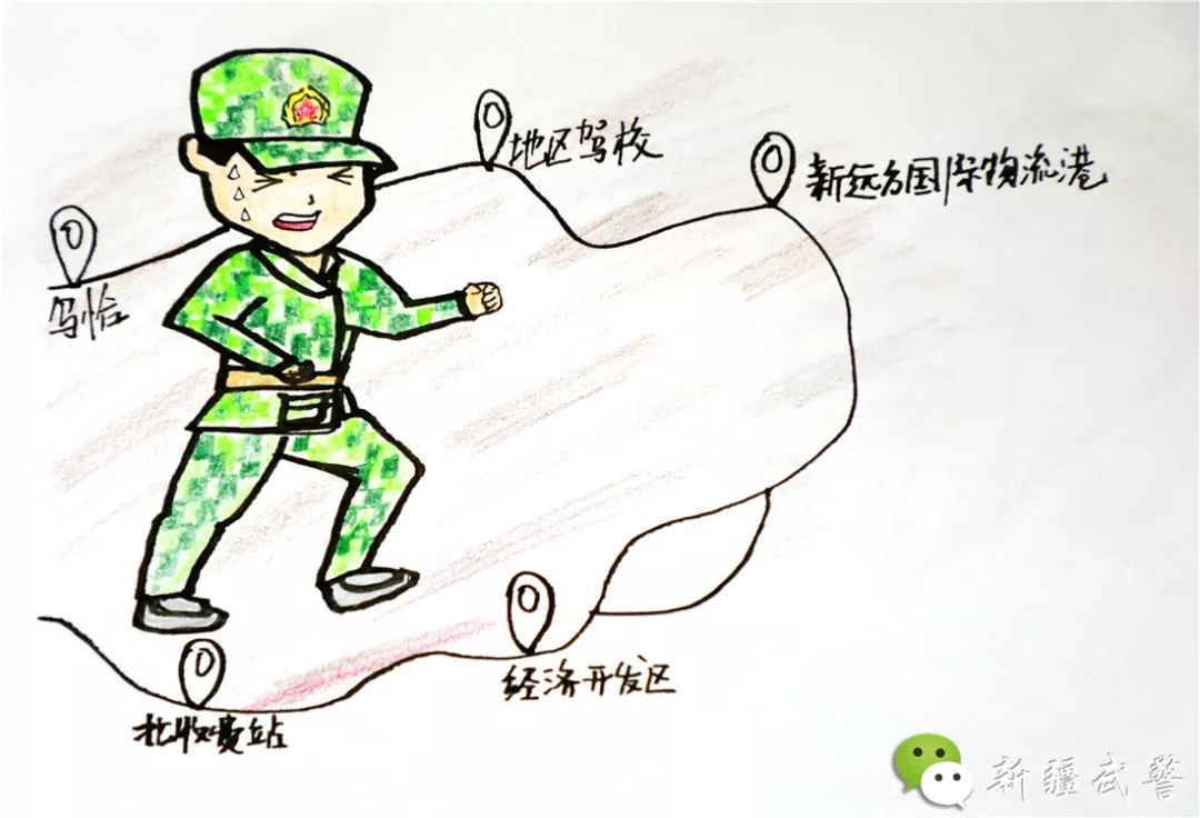 网上有敌情这组警示漫画走俏军营