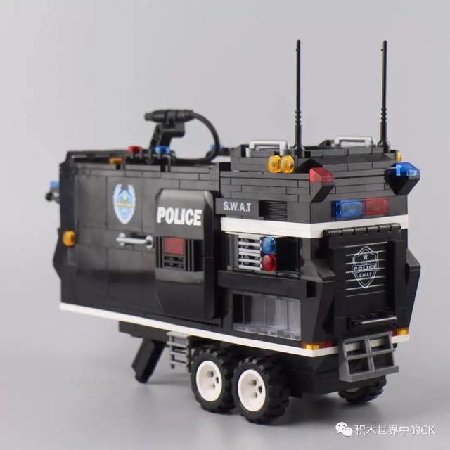 沃马 c0559 特警战队系列 战盾特警 移动指挥车