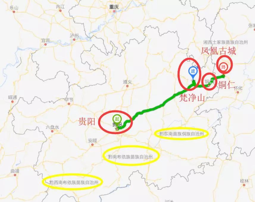 牛角山与凤凰古镇距离图片