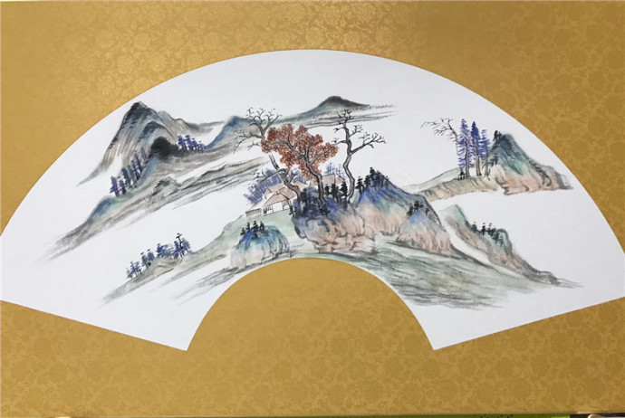 掬天地正气化成人文孔燕绘画作品小议