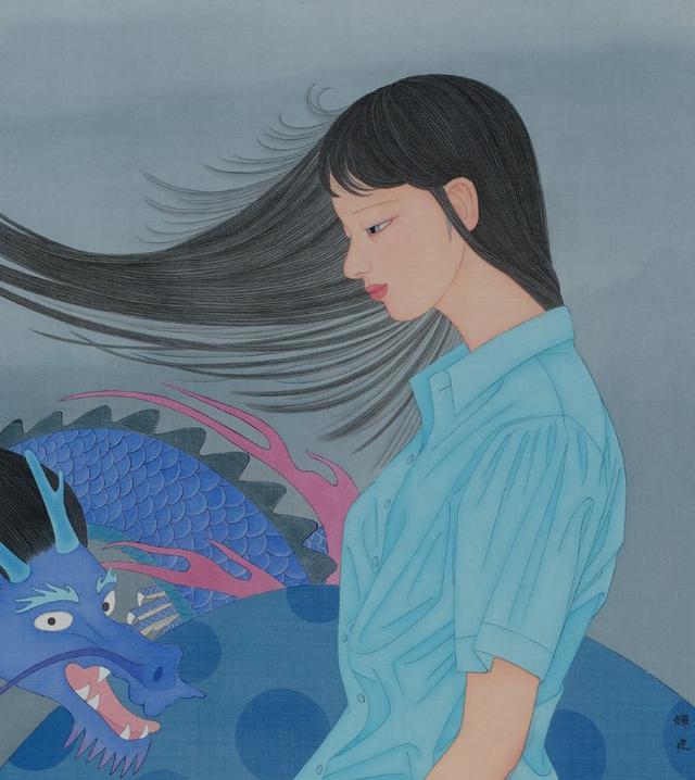 唐辉建工笔人物欣赏