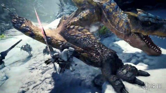E3：《怪猎世界》冰原DLC预告、演示 讨伐轰龙展示