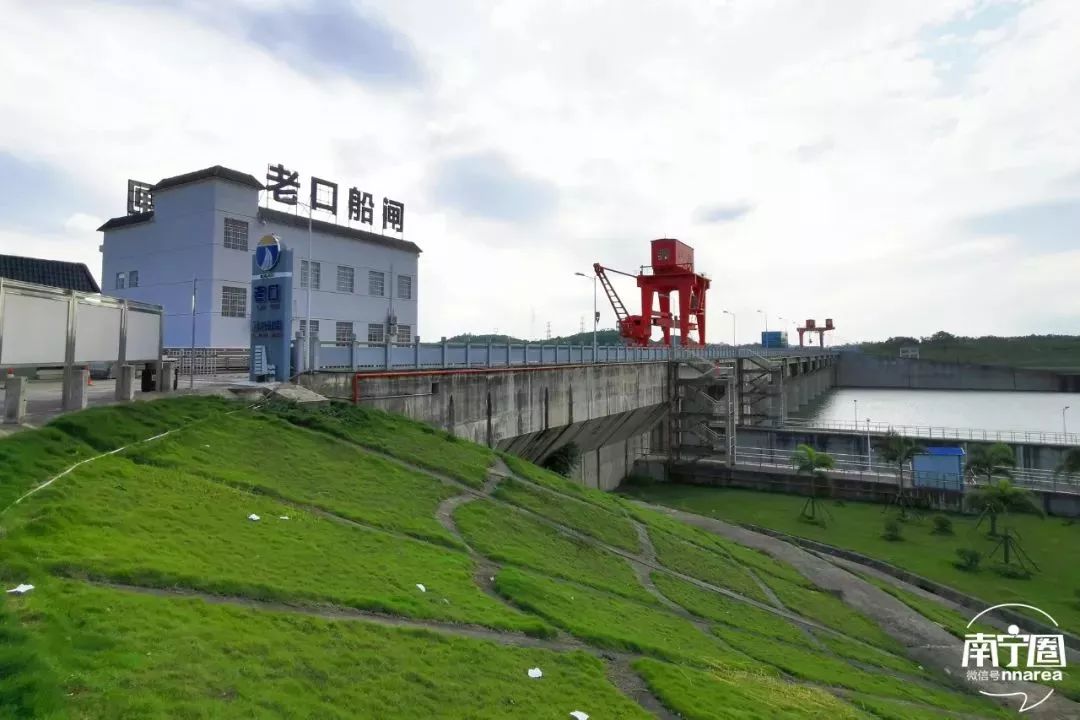 老口村是是左右江汇合邕江后的第一个沿江古村落,老口水利枢纽也可以