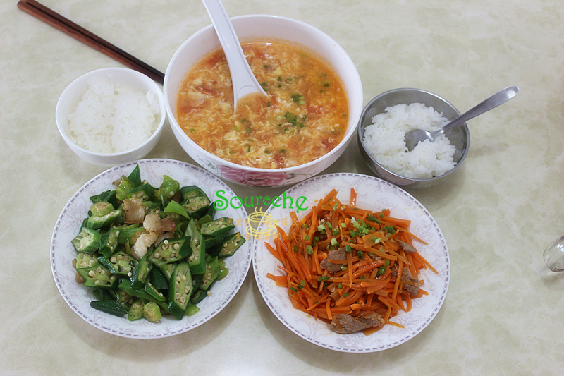 原创两人午餐二菜一汤不足十元,有荤有素,十几分钟做好,营养又美味